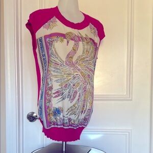 Just Cavalli Vibrant Pink Top